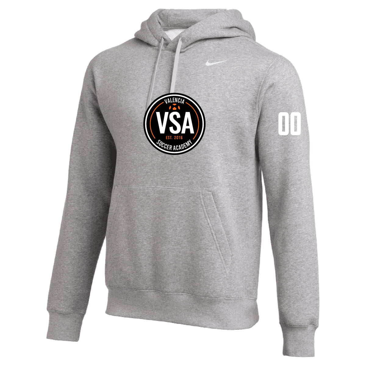 Valencia Nike Club Hoodie Grey – Soccer Zone USA