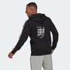 JAB Fan - Adidas Three Stripe Fleece Hoodie - Black