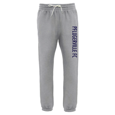 Pflugerville FC (Club Name) Pennant Retro Jogger Grey