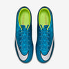 Nike Junior Mercurial Victory V FG JR Firm Ground Soccer Cleat- Blue/White/Volt/Black