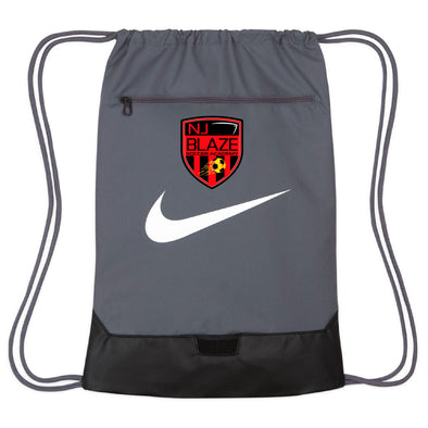 NJ Blaze Nike Brasilia String Bag Grey