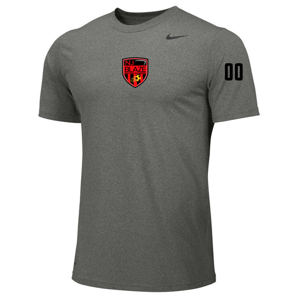 NJ Blaze Nike Legend SS Shirt Grey