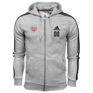 PSC Academy Seniors Three Stripe Fleece Hoodie - Grey