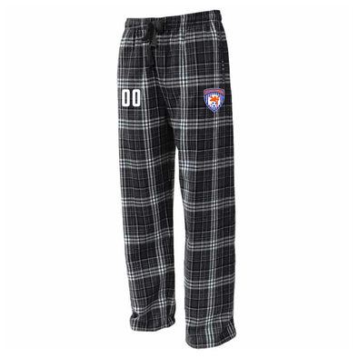 Parsippany SC Flannel Plaid Pajama Pant Black/White