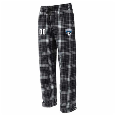 Pasco Flannel Plaid Pajama Pant Black/White