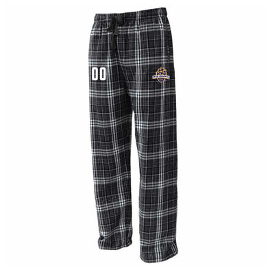 Pequannock SC Flannel Plaid Pajama Pant Black/White