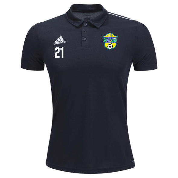 Brazilian Soccer Training adidas Academy Core 18 Polo - Black