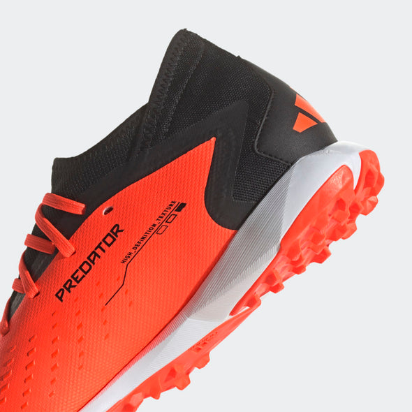adidas Predator Accuracy.3 TF Turf Soccer Cleats - Team Solar Orange / Core Black / Core Black