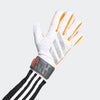 adidas Predator League Goalkeeper Gloves - White/GreyOne/IronMetallic/SolarRed - ADULT