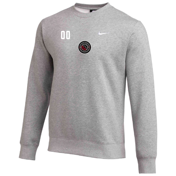 Quick Touch Futbol Seniors Nike Team Club Fleece Sweatshirt - Grey