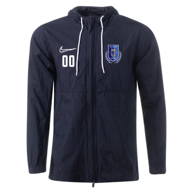 Montclair United Nike Academy 19 Rain Jacket - Black