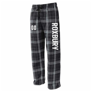 Roxbury SCP Flannel Plaid Pajama Pant Black/White