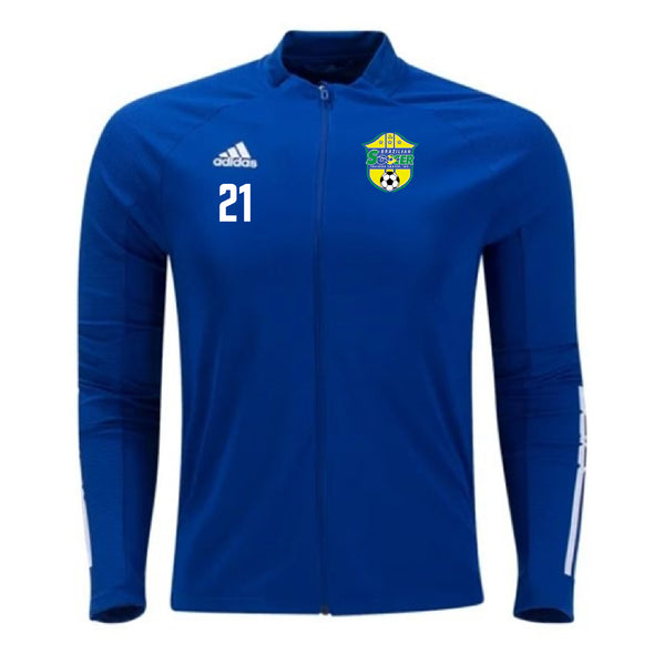 Brazilian Soccer Training adidas Condivo 20 Track Jacket - Royal