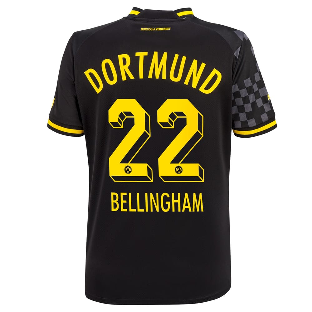 Men's Replica Puma Bellingham Borussia Dortmund Home Jersey 22/23