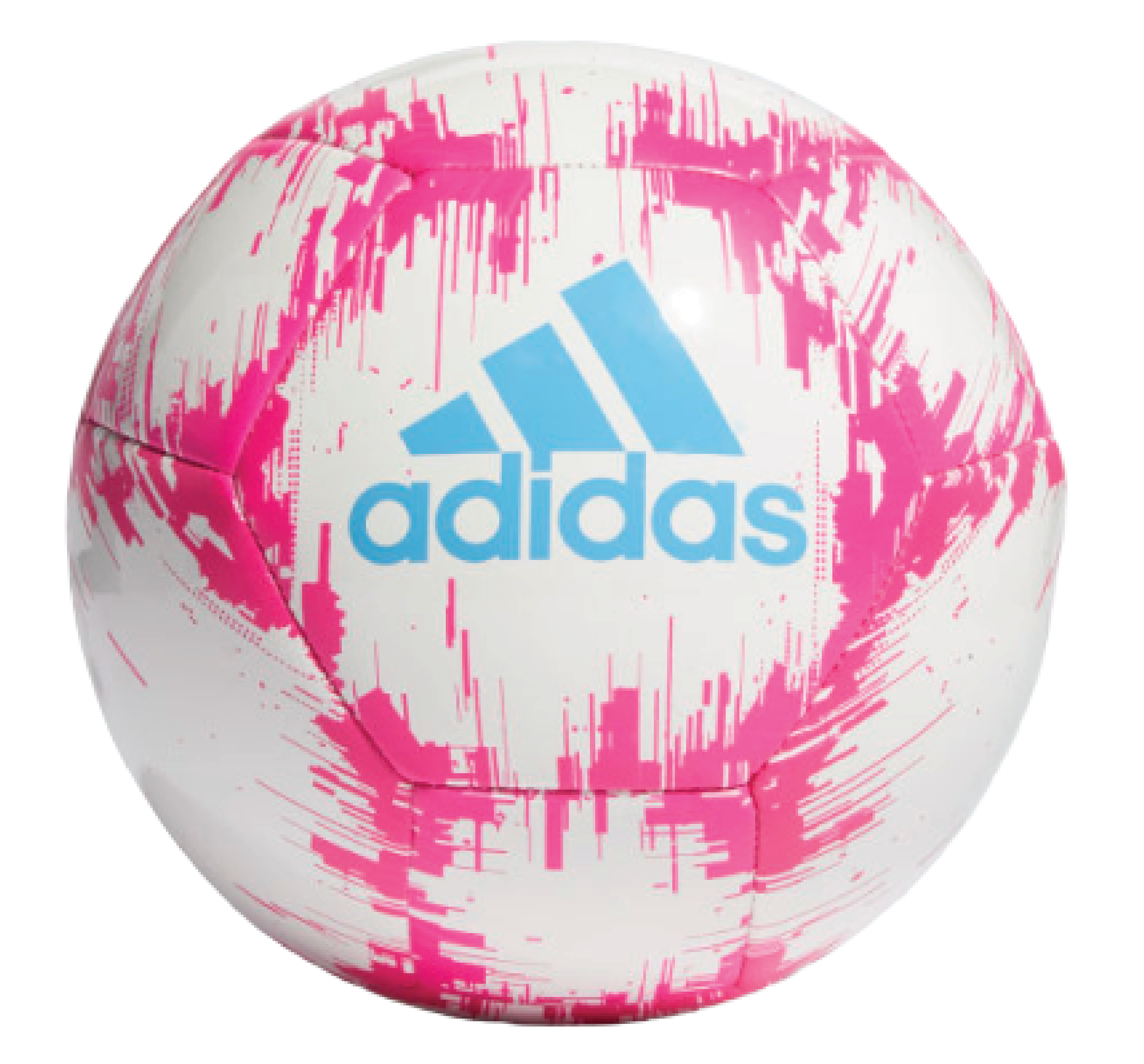 pink soccer ball with flames