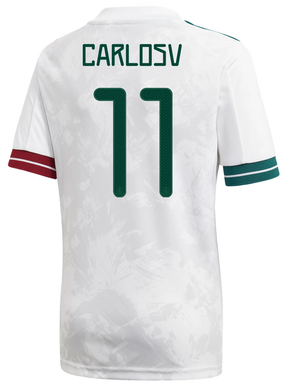 adidas Carlos Vela 2020-21 Mexico Away Jersey - YOUTH