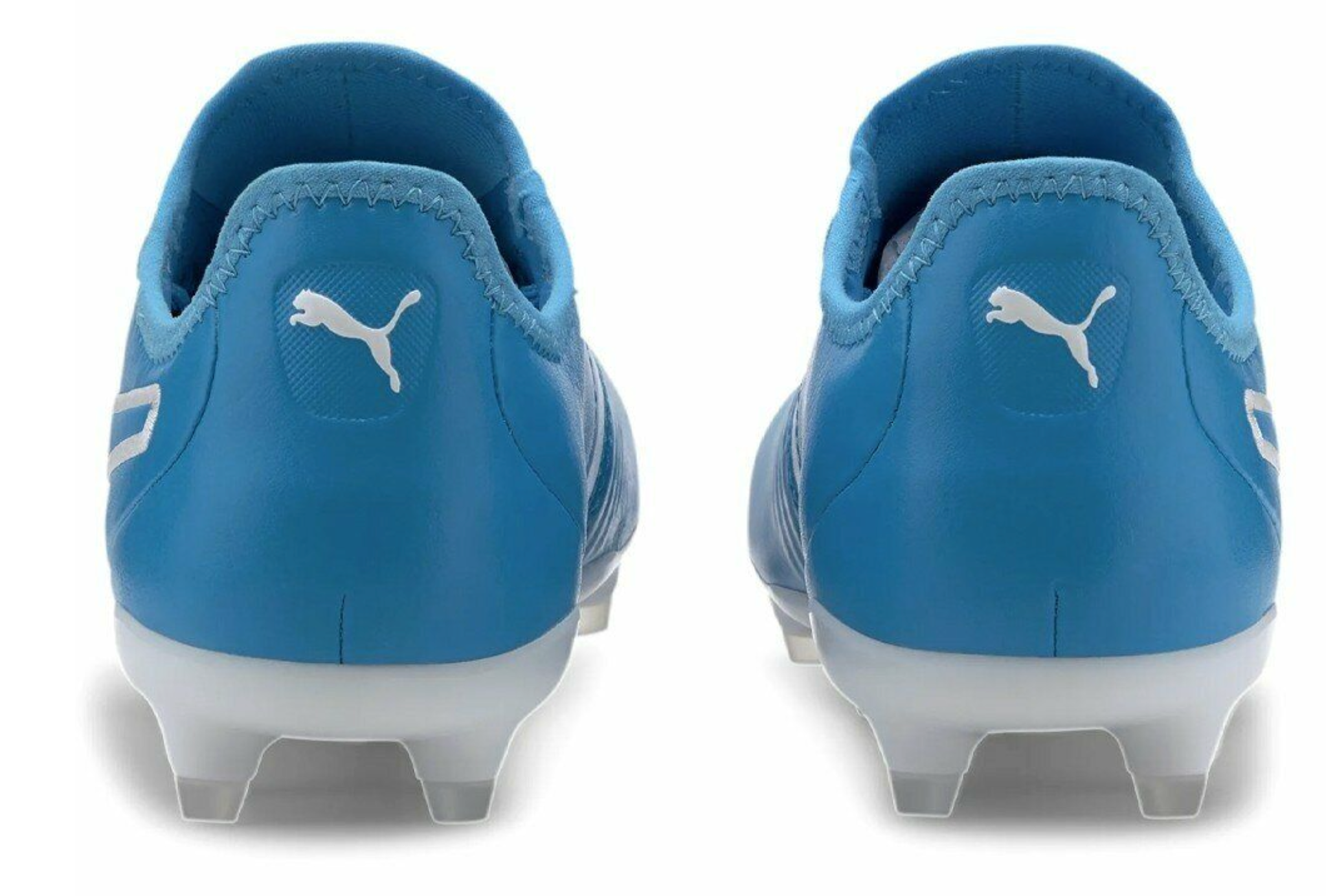 Puma King Pro Firm Ground Soccer Cleat Luminous Blue White