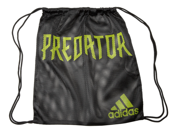 adidas Predator Freak + JUNIOR Firm Ground Soccer Cleat -  Core Black/White/Solar Yellow