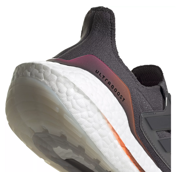 adidas Men's Ultraboost 21 Sneakers - Dark Grey / Orange