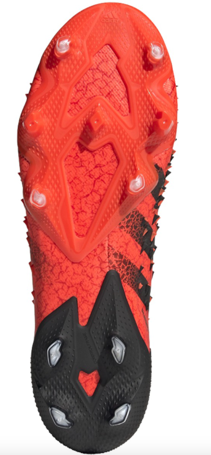 adidas Predator Freak .1 Low FG - Red/Core Black/Solar Red - Mens Soccer  Cleats
