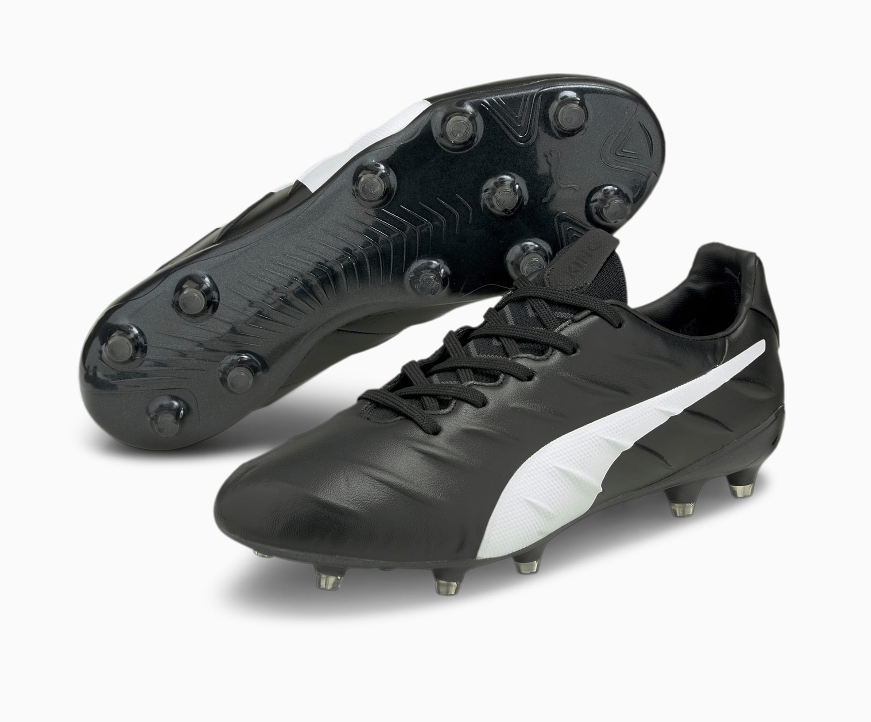 Puma King Platinum 21 Firm Ground Soccer Cleat Puma Black Puma