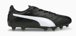 Puma King Pro21 Firm Ground Soccer Cleat - Puma Black/Puma White