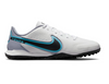 Nike Tiempo Legend 9 Academy TF Artificial Turf Soccer Shoe - White/Black/Blue/Pink