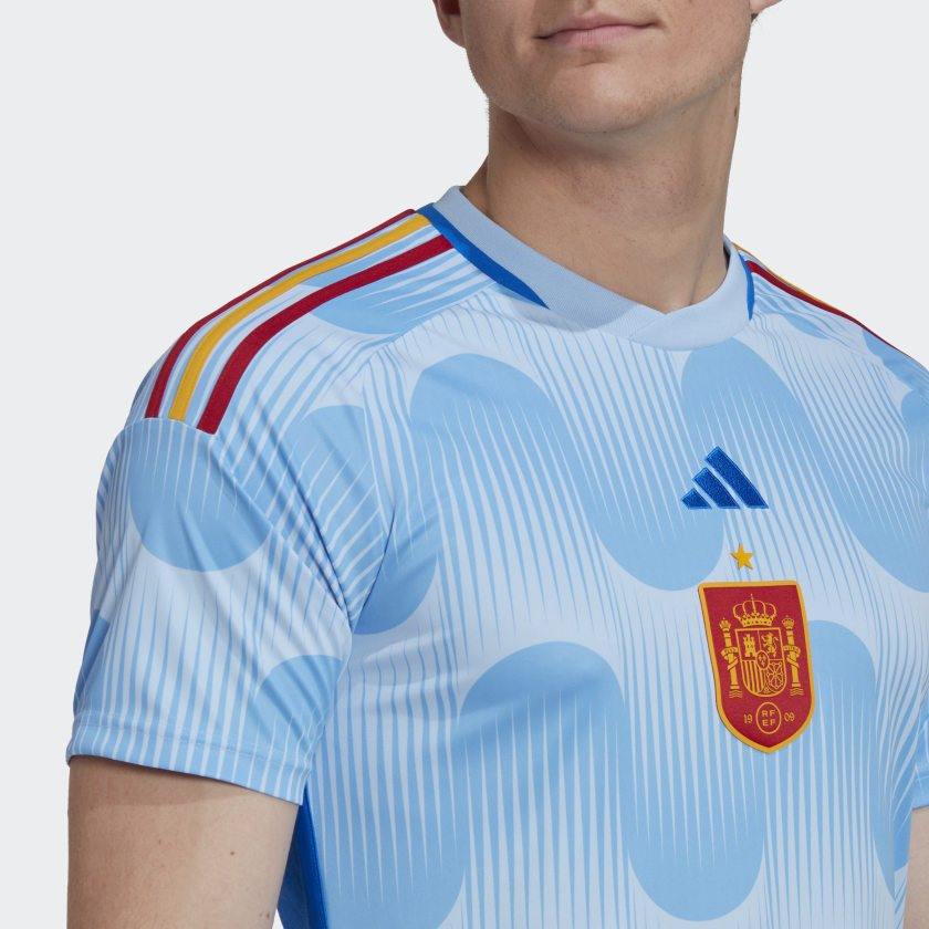 Autónomo Virgen Competir Men's Replica adidas Spain Away Jersey 2022 HE2020 – Soccer Zone USA