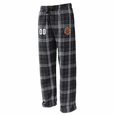 Sportfriends SC Flannel Plaid Pajama Pant Black/White