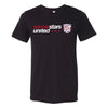 Soccer Stars United Miami Supporters Short Sleeve Triblend Black T-Shirt - Youth/Men's/Women's