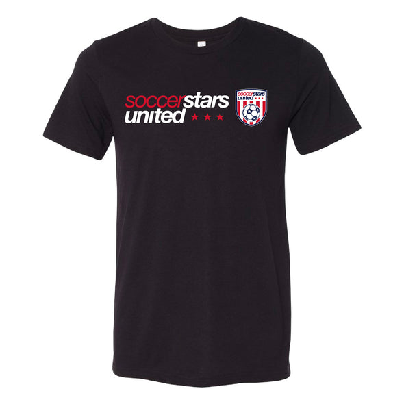 Soccer Stars United New York Supporters Short Sleeve Triblend Black T-Shirt - Youth/Men's/Women's