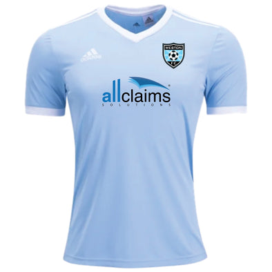 Weston FC Boys Florida Academy League adidas Tabela 18 Practice Jersey Light Blue