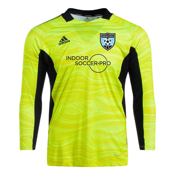 Weston FC Boys Florida Academy League adidas Condivo 21 Goalkeeper Jersey Yellow