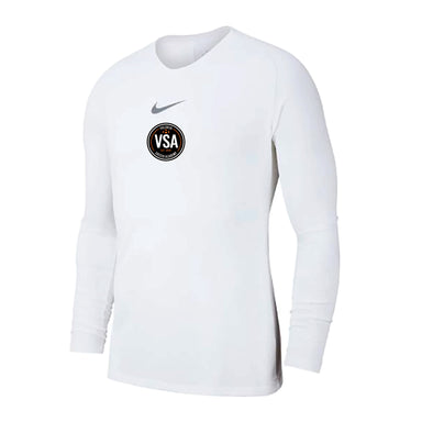 Valencia Nike Park LS First Layer Compression White