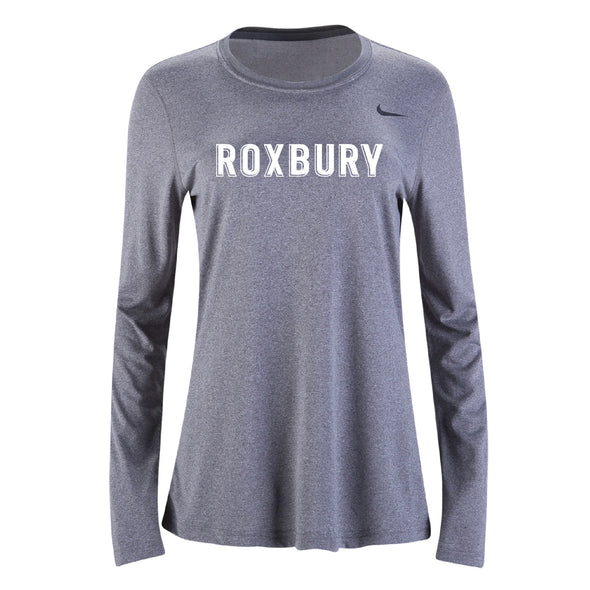 Roxbury Nike Legend LS Womens Tee Grey