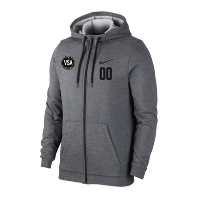 Valencia Nike Fleece Full-Zip Hoodie Grey