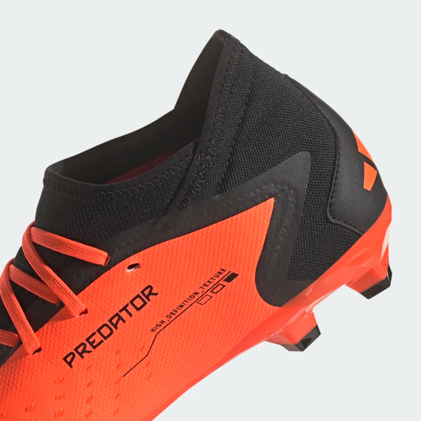 adidas Predator Accuracy.3 FG Firm Ground Soccer Cleats - Team Solar Orange/Core Black/Core Black