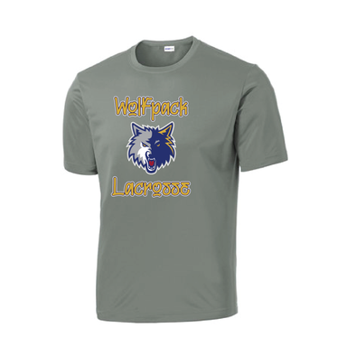Wolfpack Lacrosse SUPPORTERS Sport-Tek DriFit Shirt Charcoal