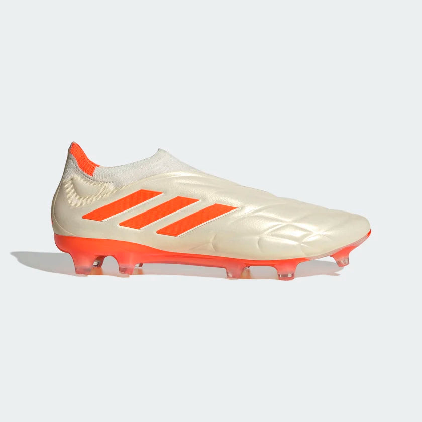 Orange and top white cleats