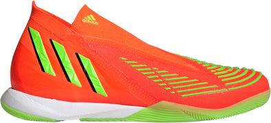 adidas Predator Edge.1 IN Indoor Soccer Shoe- Solar Red / Team Solar Green / Core Black