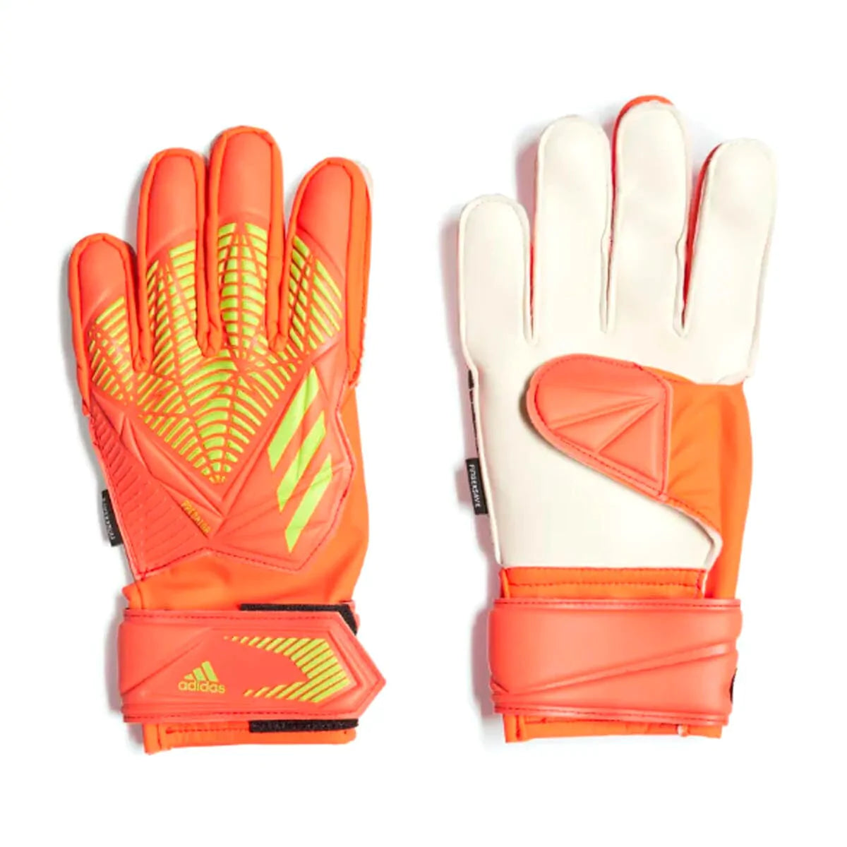 adidas Predator Edge Fingersave Pro Goalkeeper Gloves - Solar Red/Team  Solar Green
