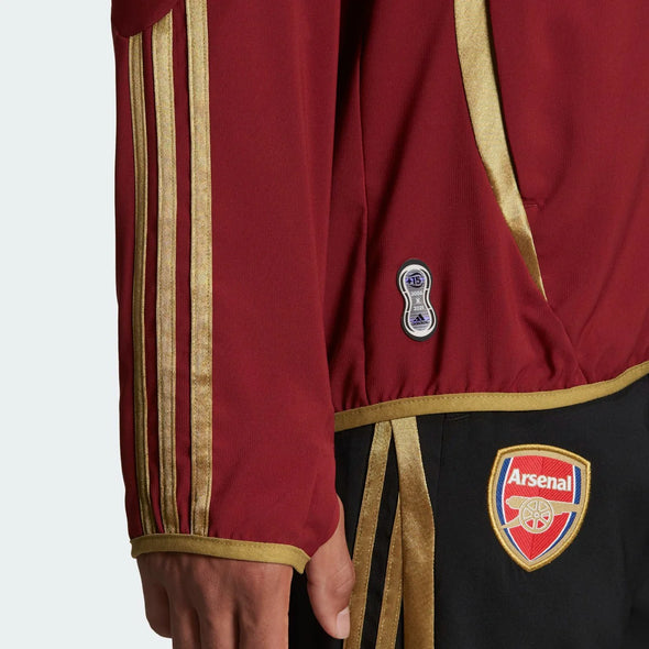 adidas 21-22 Arsenal FC Teamgeist Woven Jacket - Noble Maroon