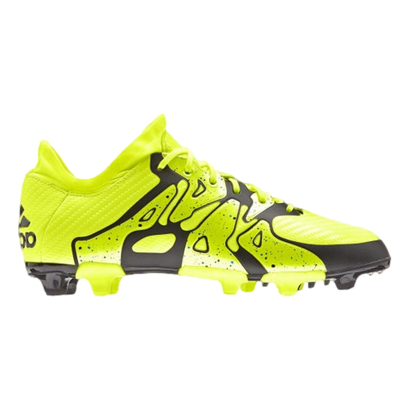 Adidas Youth X 15.1 FG Soccer Cleat - Solar Yellow/Black