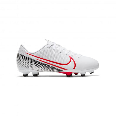 Nike Jr. Mercurial Vapor 13 Academy FG - White/LaserCrimson/Black