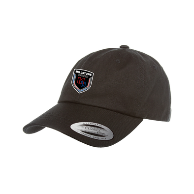 Millstone United Yupoong Cotton Twill Dad Cap Black