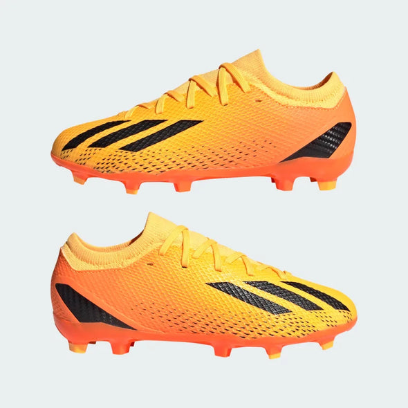 adidas X Speedportal.3 FG Junior Firm Ground Soccer Cleats - Solar Gold / Core Black / Team Solar Orange