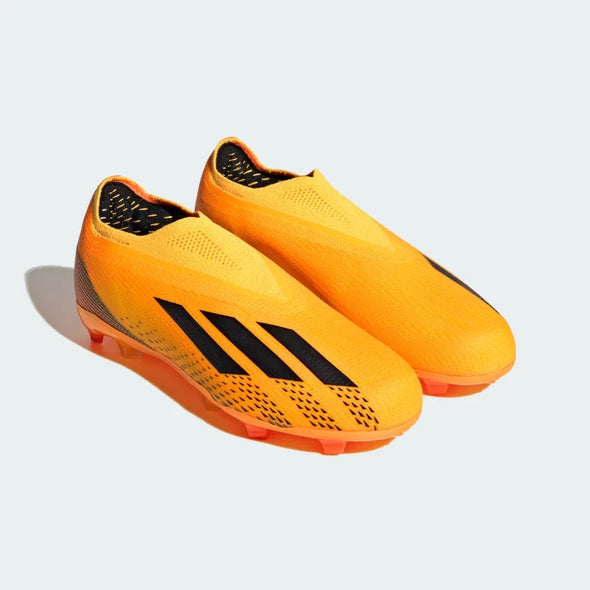 adidas X Speedportal+ FG Junior Firm Ground Soccer Cleats - Solar Gold / Core Black / Team Solar Orange