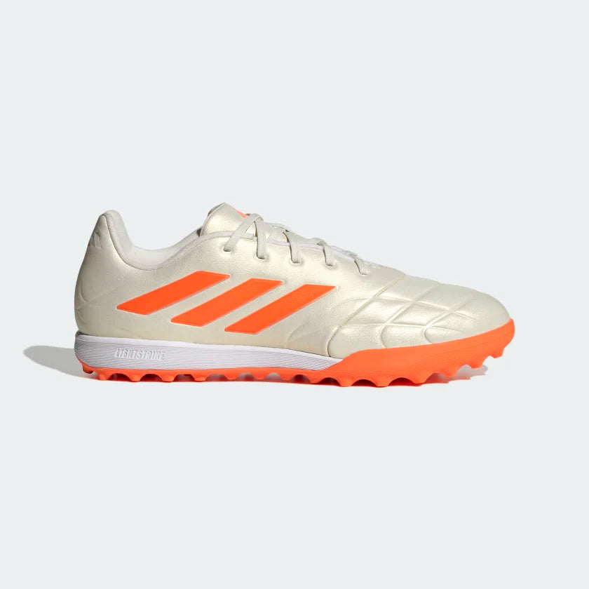 adidas Copa Pure.3 TF Turf Soccer Shoes Off White Team Solar Orange Off White GY9053 Soccer Zone USA