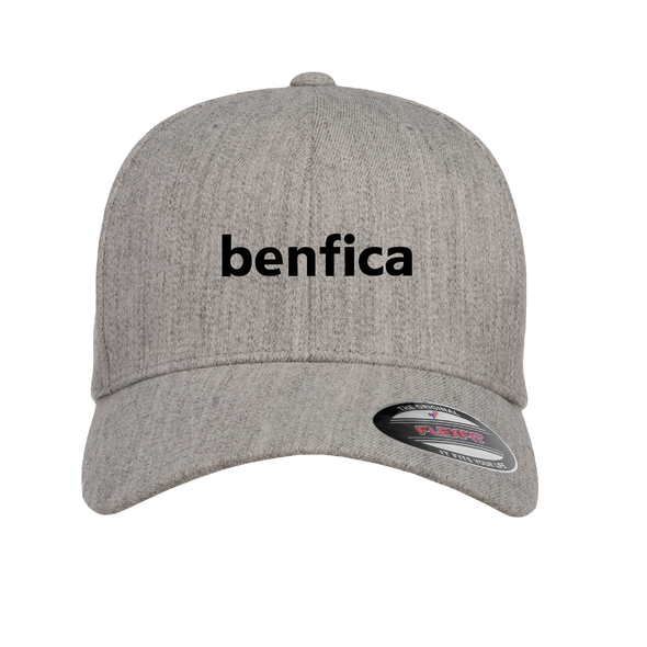 Benfica AZ Flexfit Wool Blend Fitted Cap Heather Grey