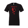 Benfica AZ (Logo) Bella + Canvas Short Sleeve Triblend T-Shirt Solid Black